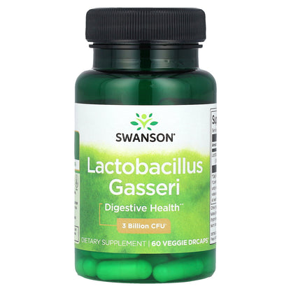 Swanson, Lactobacillus Gasseri, 3 Billion CFU, 60 Veggie DRcaps