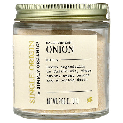 Simply Organic, Single Origin, California Onion, 2.86 oz (81 g)