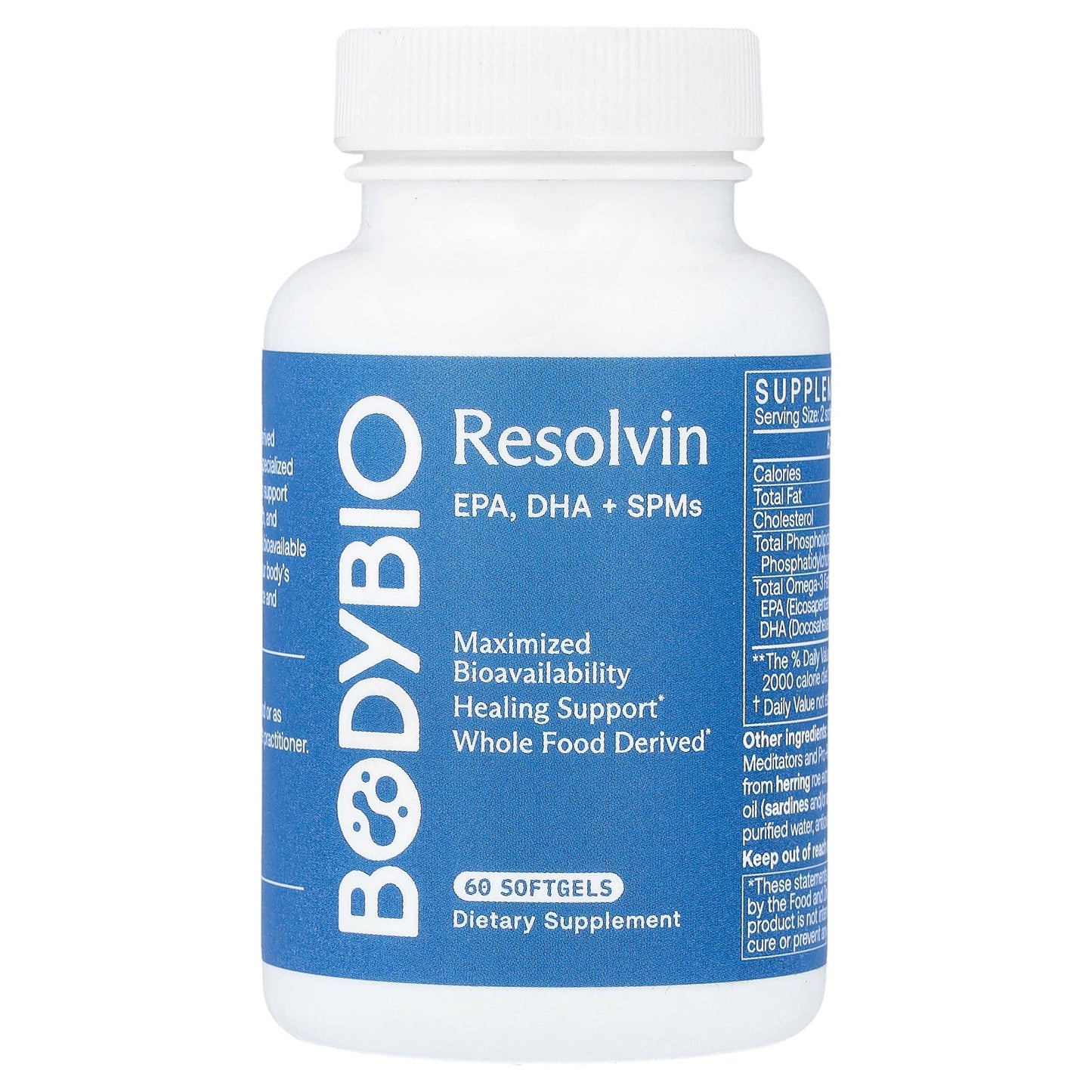 BodyBio, Resolvin, EPA, DHA + SPMs, 60 Softgels