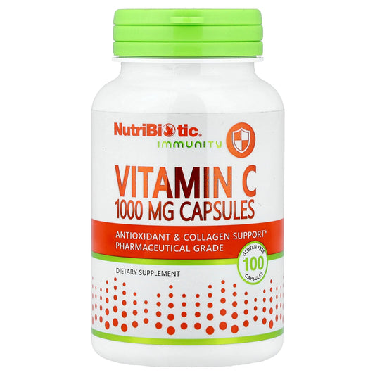 NutriBiotic, Immunity, Vitamin C, 1,000 mg, 100 Gluten Free Capsules