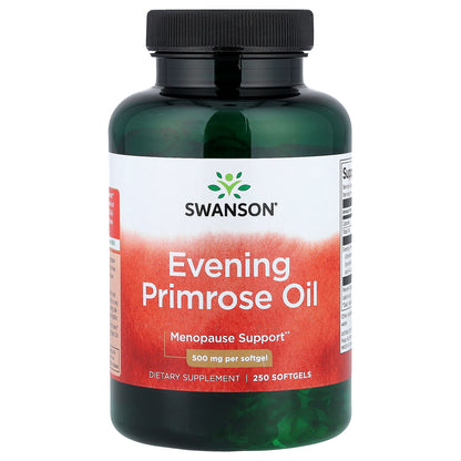 Swanson, Evening Primrose Oil, 250 Softgels (500 mg per Softgel)