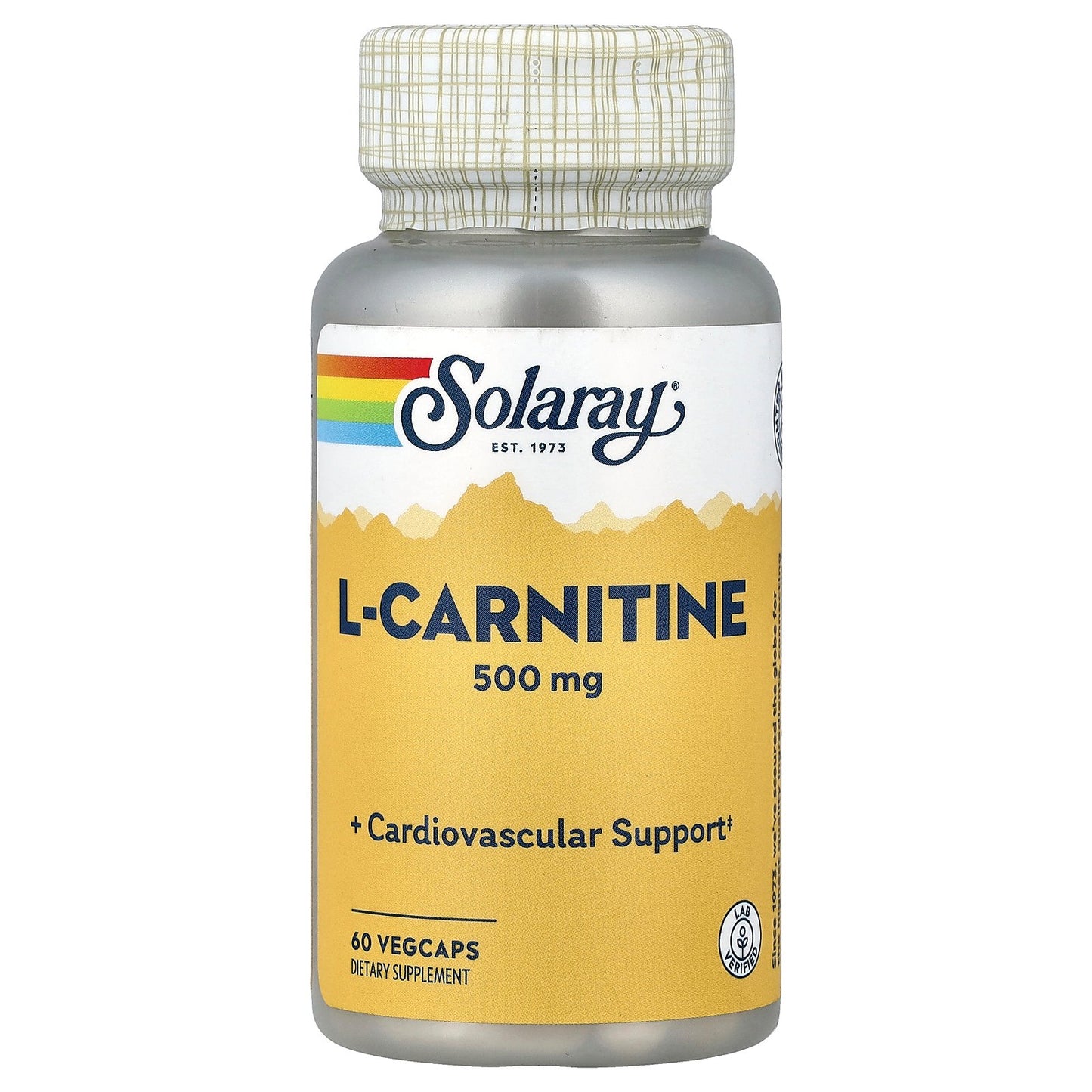 Solaray, L-Carnitine, 500 mg, 60 Vegcaps