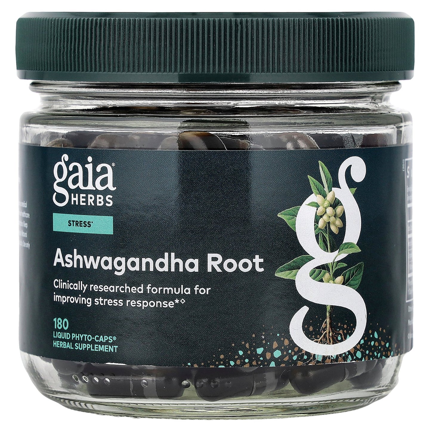 Gaia Herbs, Ashwagandha Root, 180 Liquid Phyto-Caps