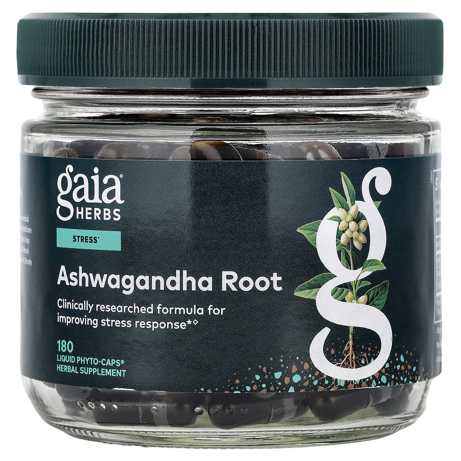 Gaia Herbs, Ashwagandha Root, 180 Liquid Phyto-Caps