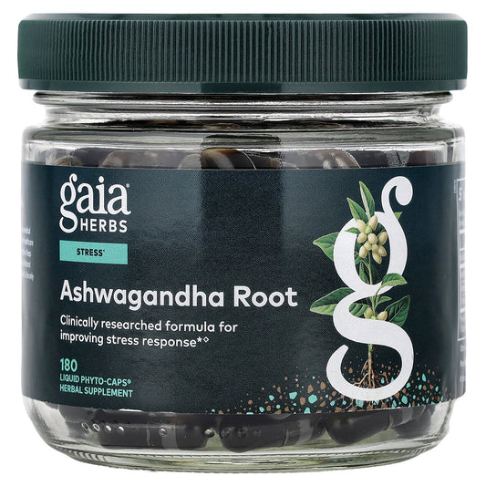 Gaia Herbs, Ashwagandha Root, 180 Liquid Phyto-Caps
