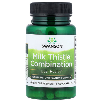 Swanson, Milk Thistle Combination, 60 Capsules