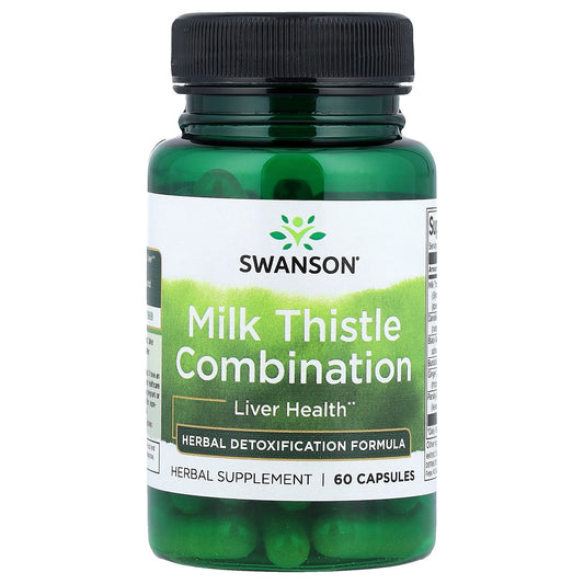 Swanson, Milk Thistle Combination, 60 Capsules