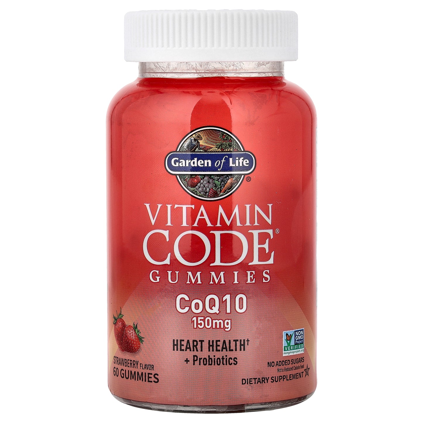 Garden of Life, Vitamin Code® Gummies, CoQ10, Strawberry, 60 Gummies