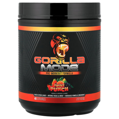 Gorilla Mind, Mode®, Pre-Workout Formula, Fruit Punch, 1.74 lb (788 g)