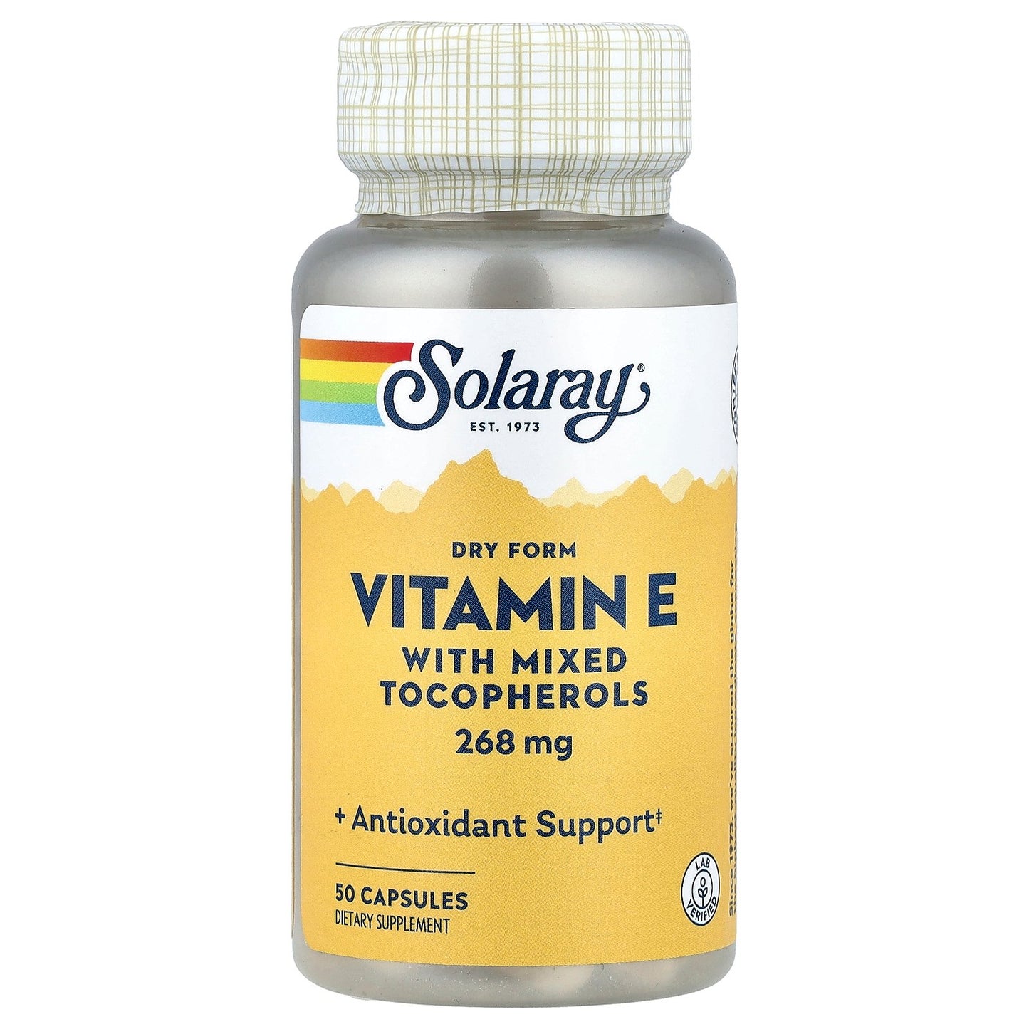 Solaray, Vitamin E with Mixed Tocopherols, 268 mg, 50 Capsules