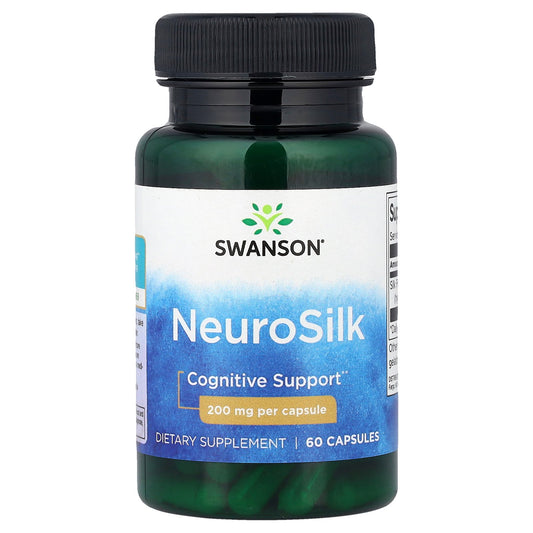 Swanson, NeuroSilk, 200 mg, 60 Capsules