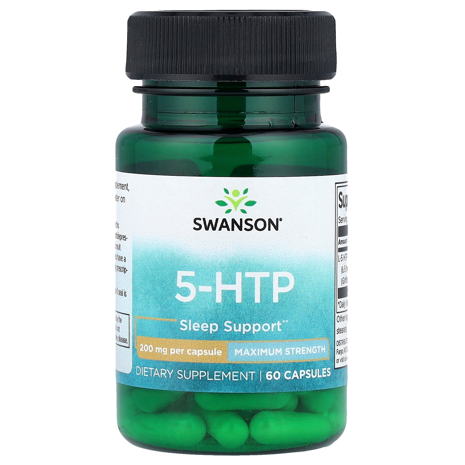 Swanson, 5-HTP, 200 mg , 60 Capsules