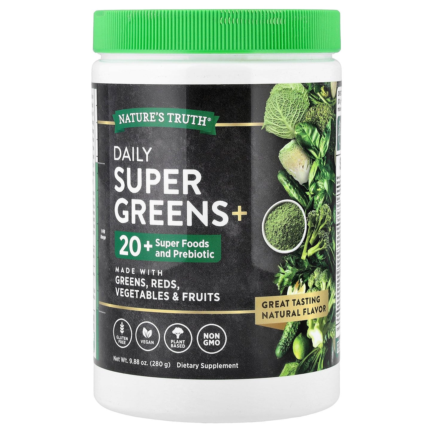 Nature's Truth, Daily Super Greens+, 9.88 oz (280 g)