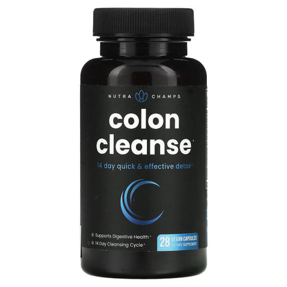 NutraChamps, Colon Cleanse, 28 Vegan Capsules