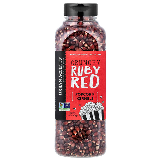 Urban Accents, Popcorn Kernels, Crunchy Ruby Red , 16 oz (454 g)