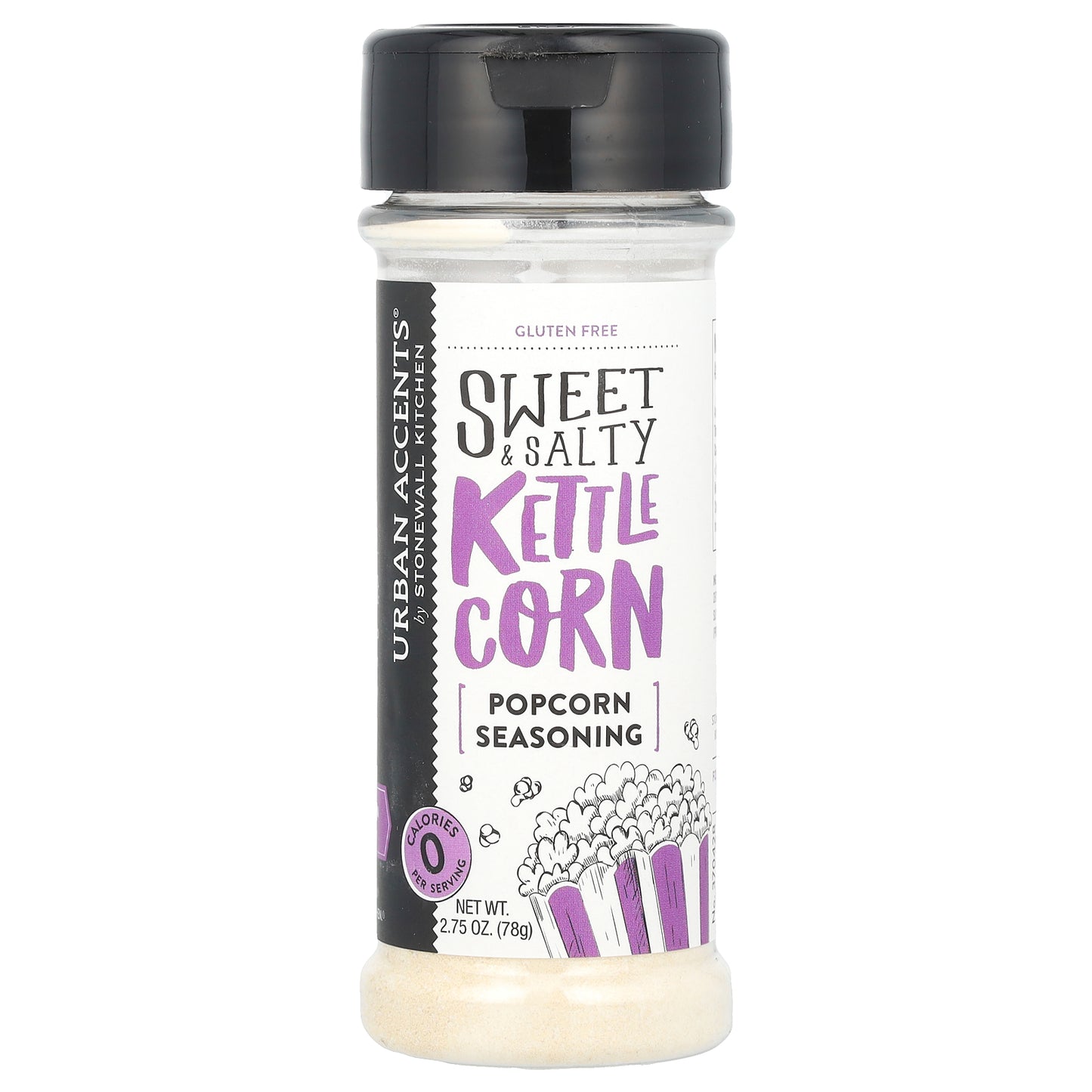 Urban Accents, Popcorn Seasoning, Sweet & Salty Kettle Corn, 2.75 oz (78 g)