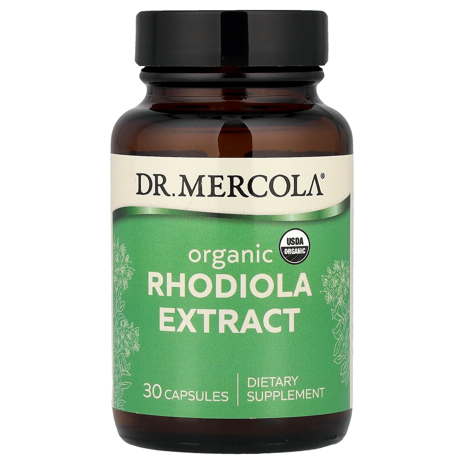Dr. Mercola, Organic Rhodiola Extract, 30 Capsules (340 mg per Capsule)
