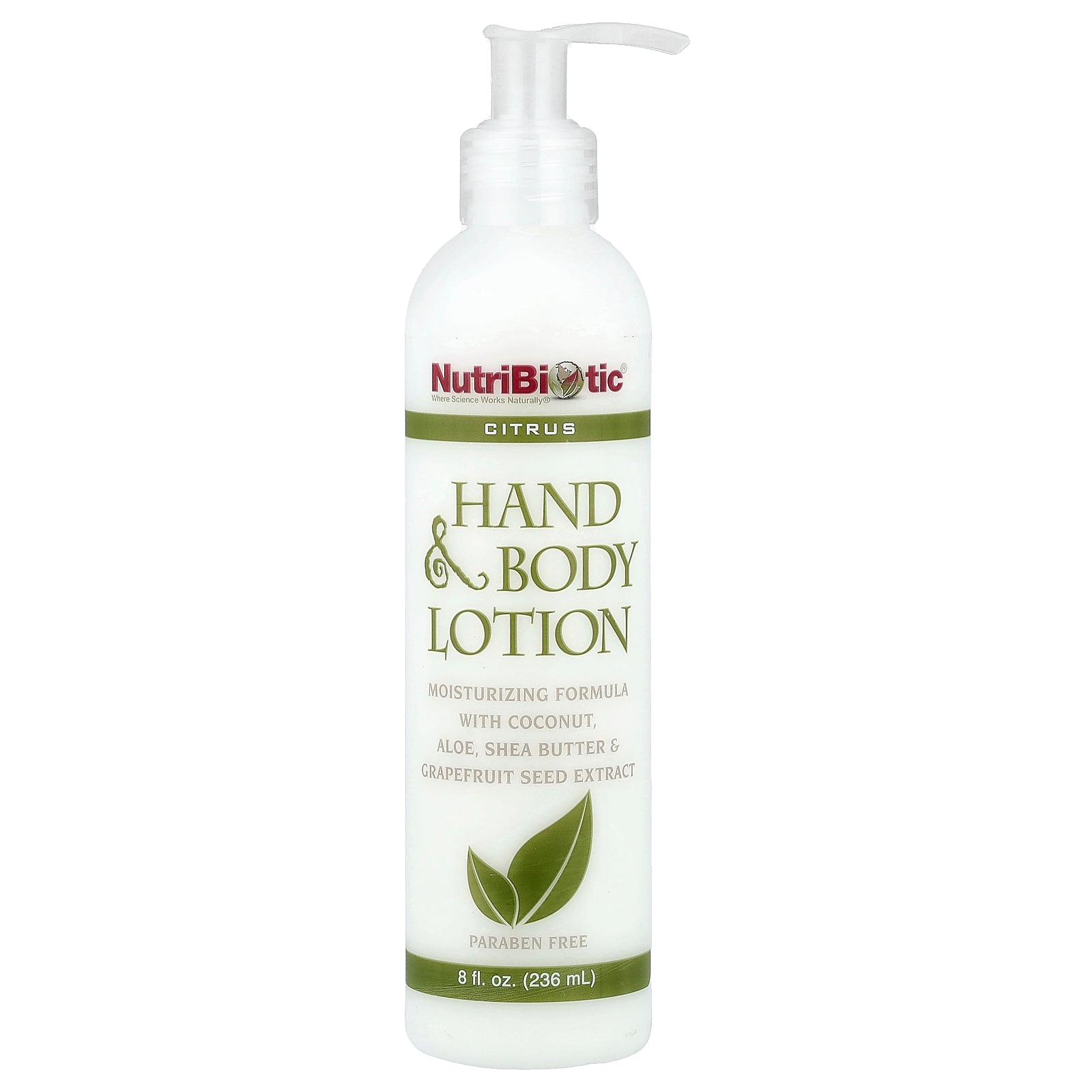 NutriBiotic, Hand & Body Lotion, Citrus, 8 fl oz (236 ml)