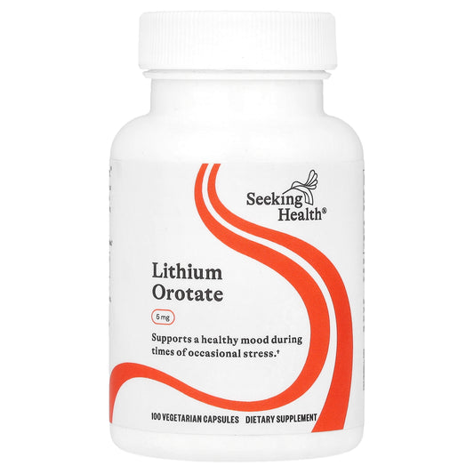 Seeking Health, Lithium Orotate, 5 mg, 100 Vegetarian Capsules