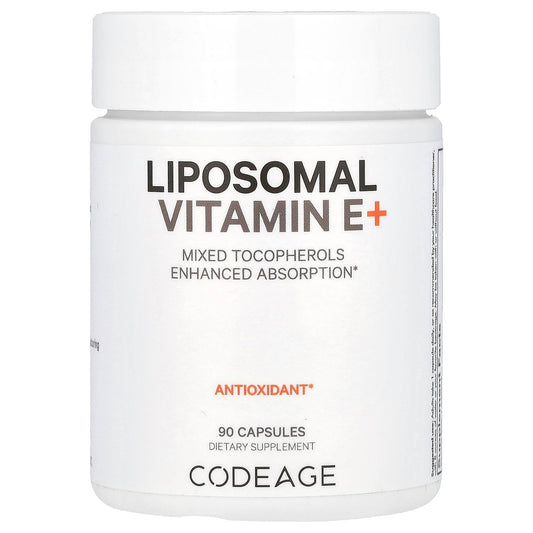 Codeage, Liposomal Vitamin E+, 90 Capsules