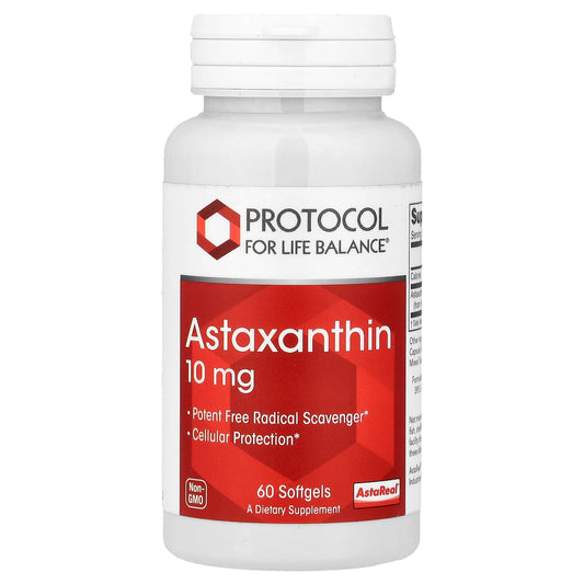 Protocol for Life Balance, Astaxanthin, 10 mg, 60  Softgels