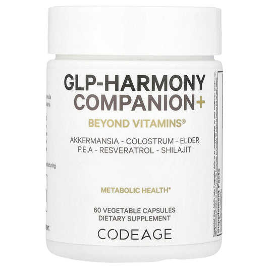 Codeage, Beyond Vitamins®, GLP-Harmony Companion+, 60 Vegetable Capsules