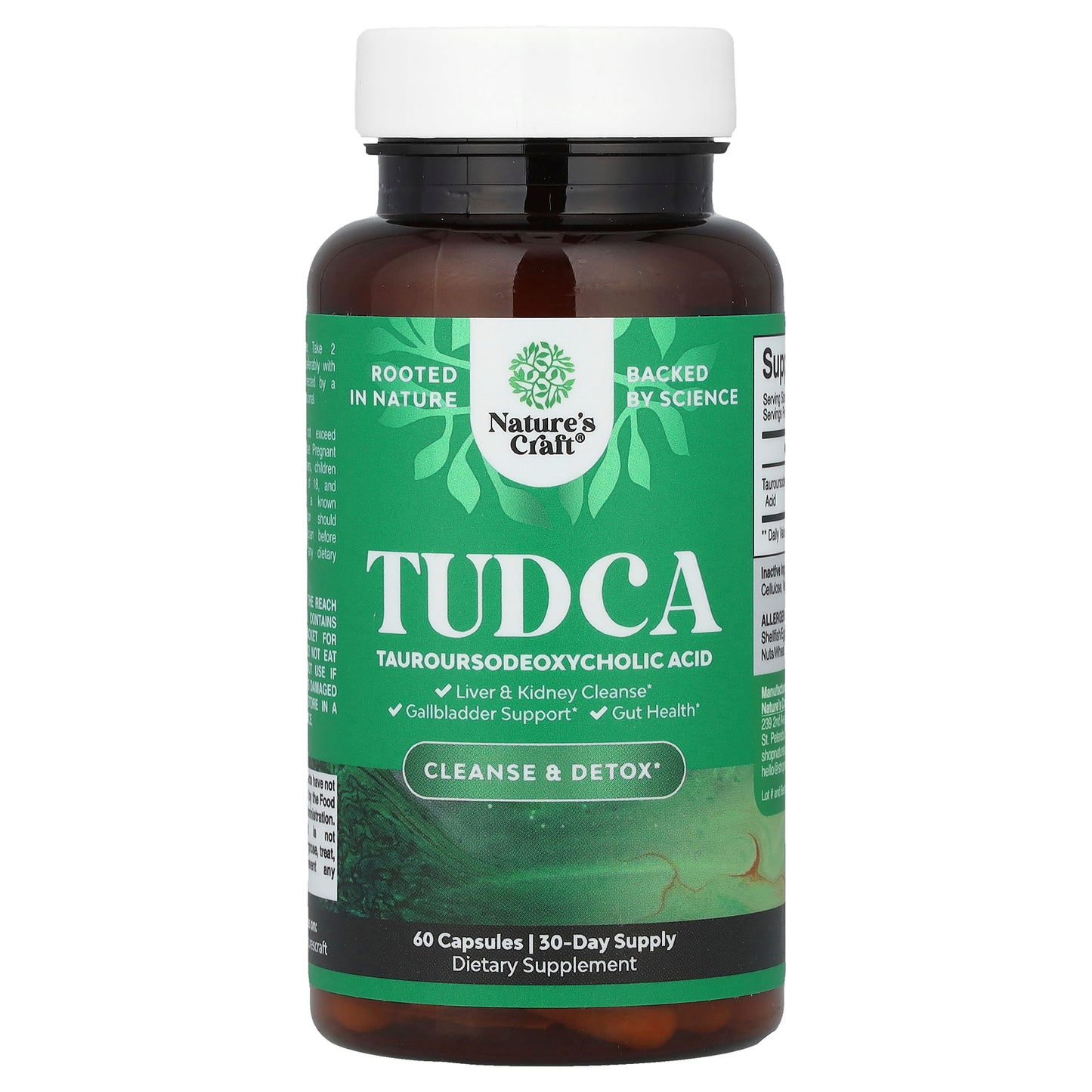 Nature's Craft, TUDCA, 60 Capsules (250 mg per Capsule)
