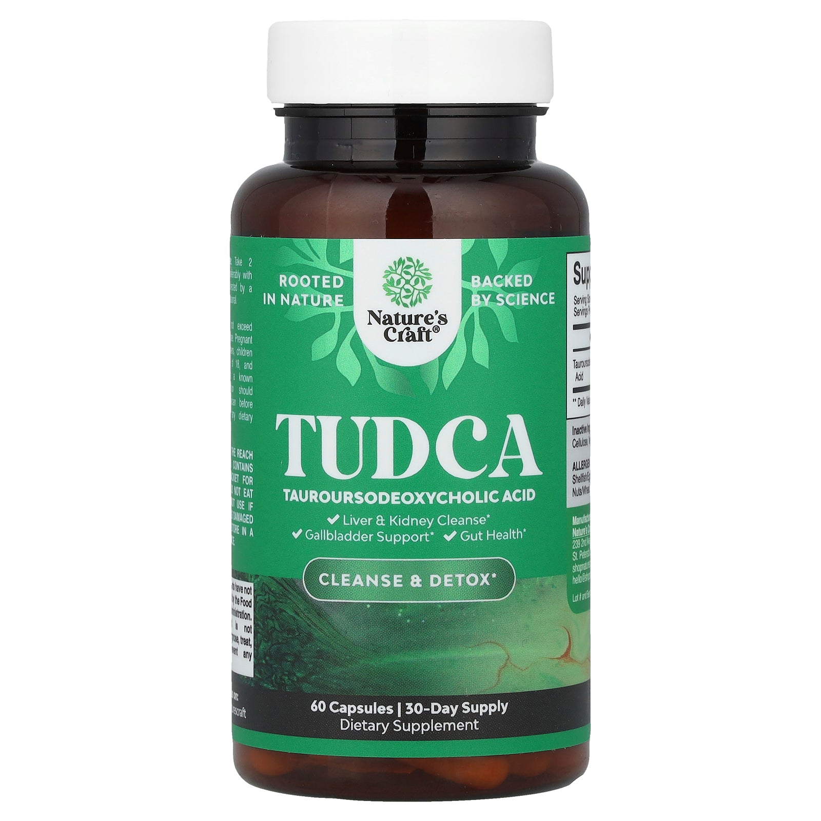 Nature's Craft, TUDCA, 60 Capsules (250 mg per Capsule)