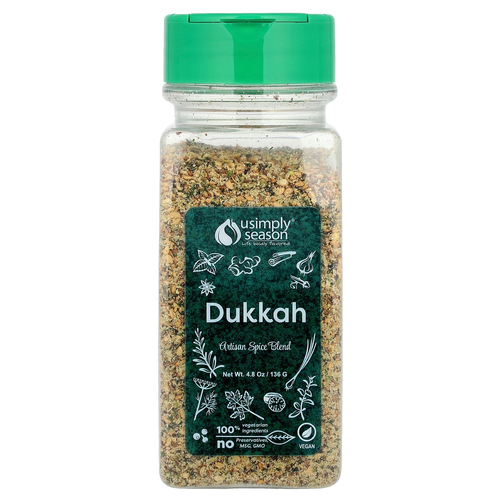 USimplySeason, Artisan Spice Blend, Dukkah, 4.8 oz (136 g)