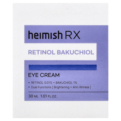 Heimish, RX Retinol Bakuchiol Eye Cream, 1.01 fl oz (30 ml)