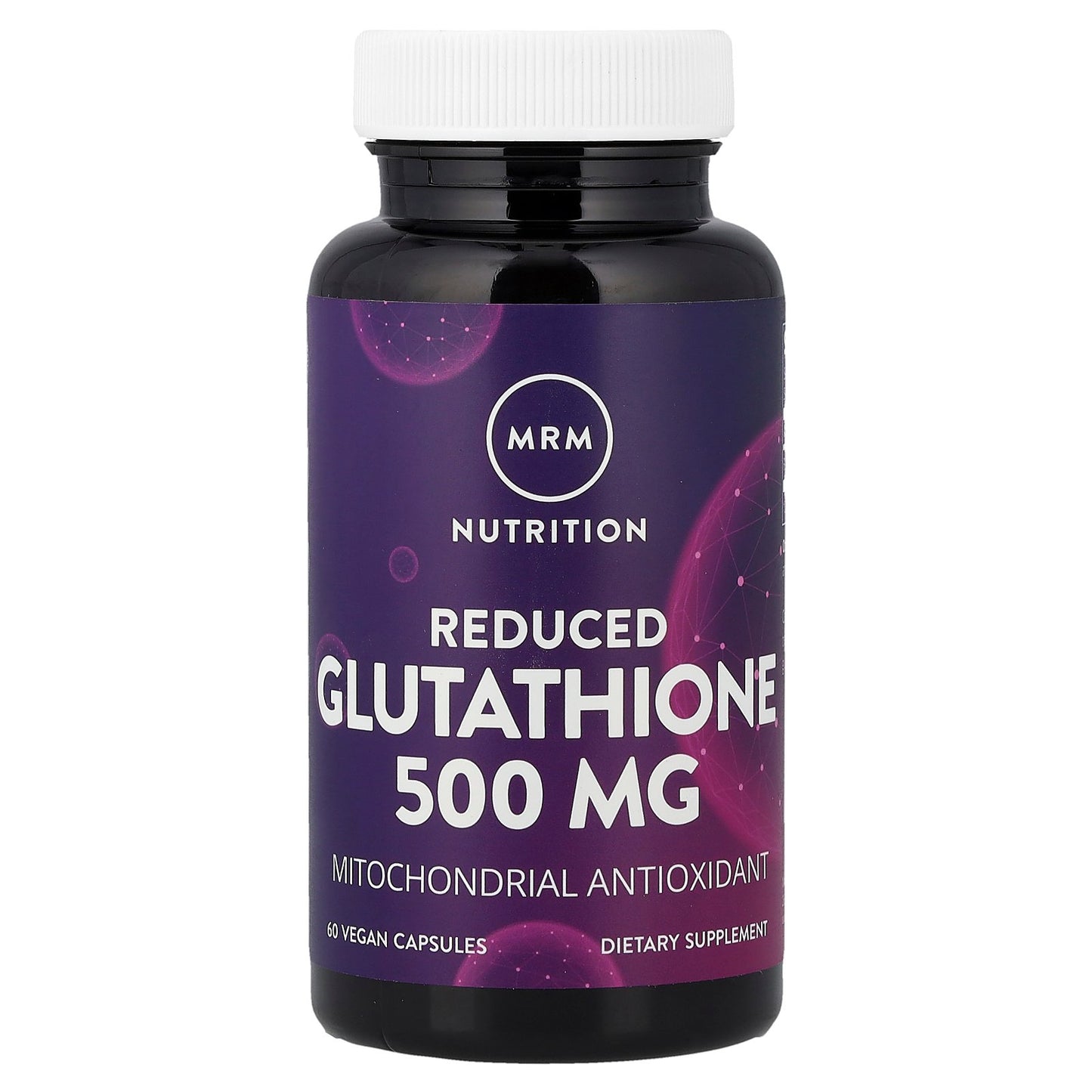MRM Nutrition, Reduced Glutathione, 500 mg, 60 Vegan Capsules