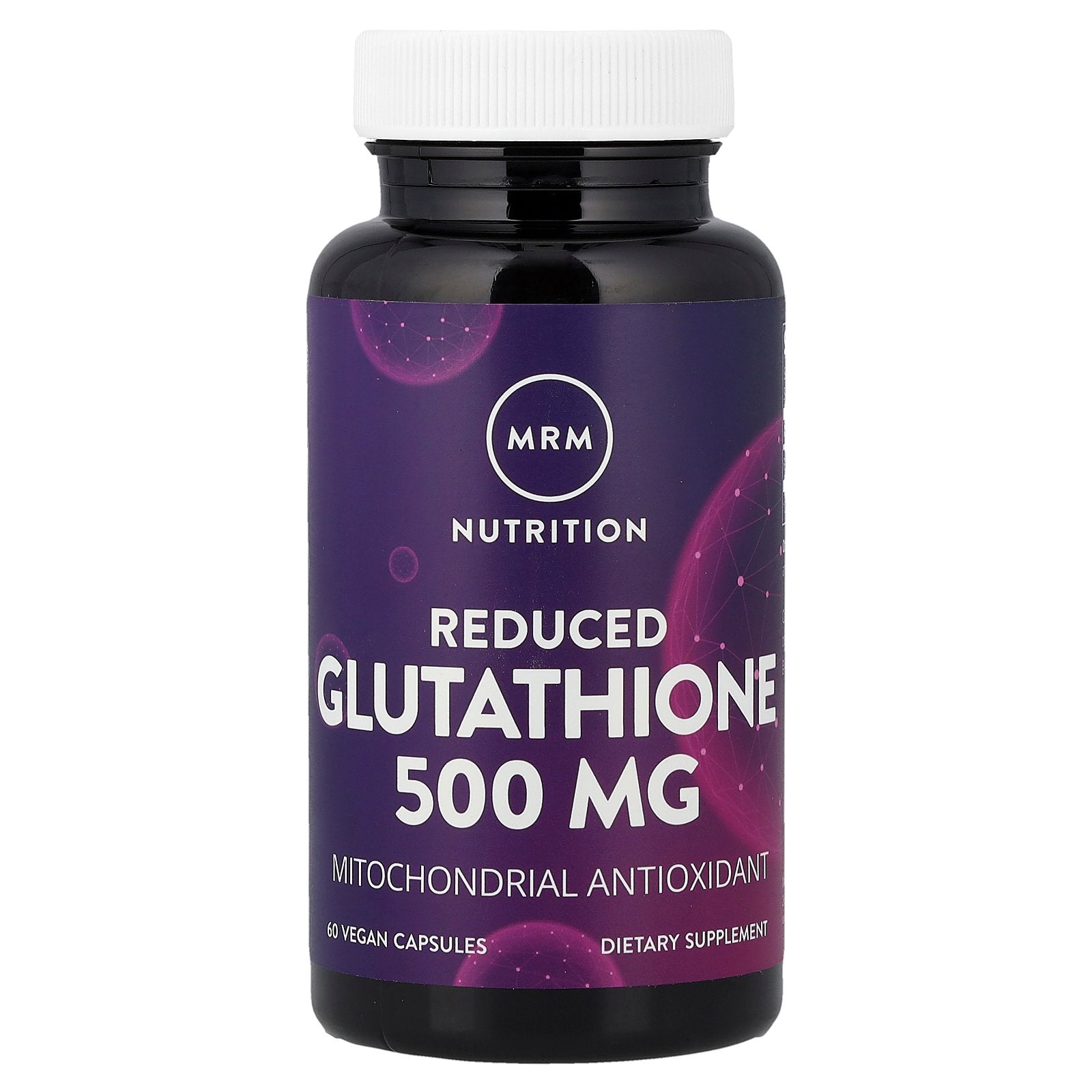 MRM Nutrition, Reduced Glutathione, 500 mg, 60 Vegan Capsules