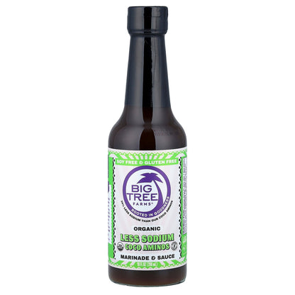 Big Tree Farms, Organic, Less Sodium Coco Aminos, Marinade & Sauce, 10 fl oz (296 ml)