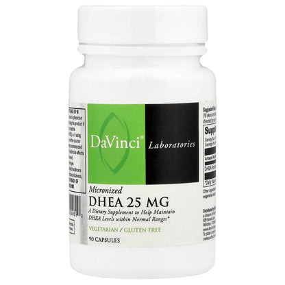 DaVinci Laboratories, Micronized DHEA, 25 mg , 90 Capsules