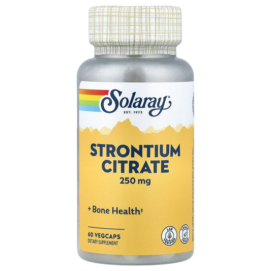 Solaray, Strontium Citrate, 250 mg, 60 Vegcaps