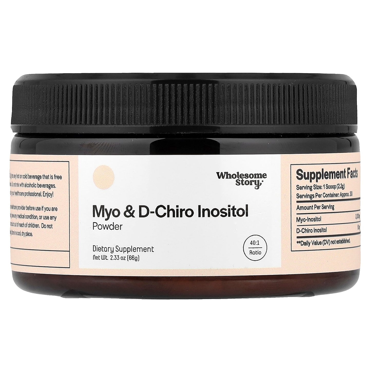 Wholesome Story, Myo & D-Chiro Inositol Powder, 2.33 oz (66 g)