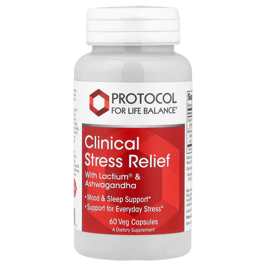 Protocol for Life Balance, Clinical Stress Relief , 60 Veg Capsules