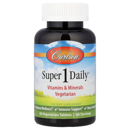 Carlson, Super 1 Daily®, 60 Vegetarian Tablets