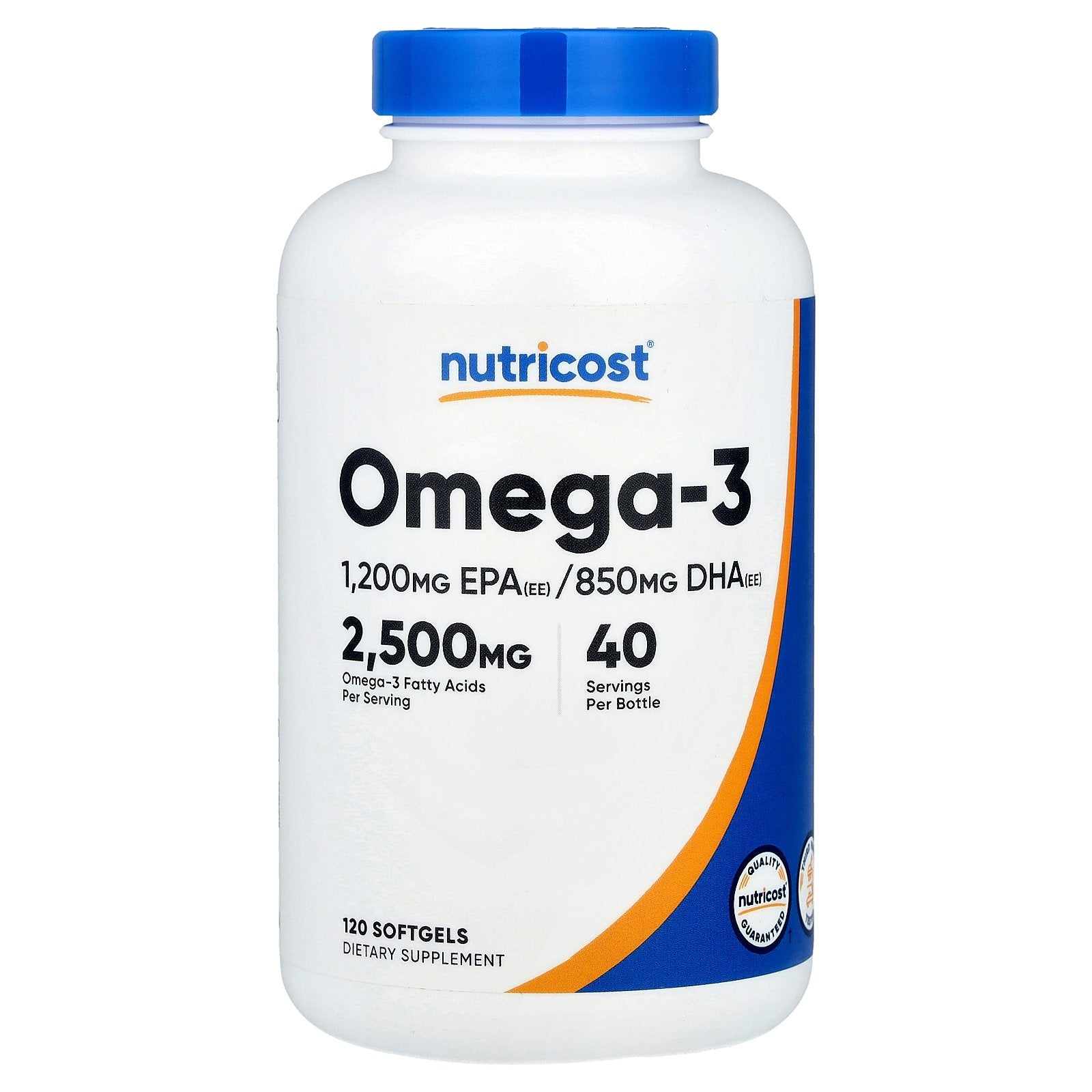 Nutricost, Omega-3, 120 Softgels