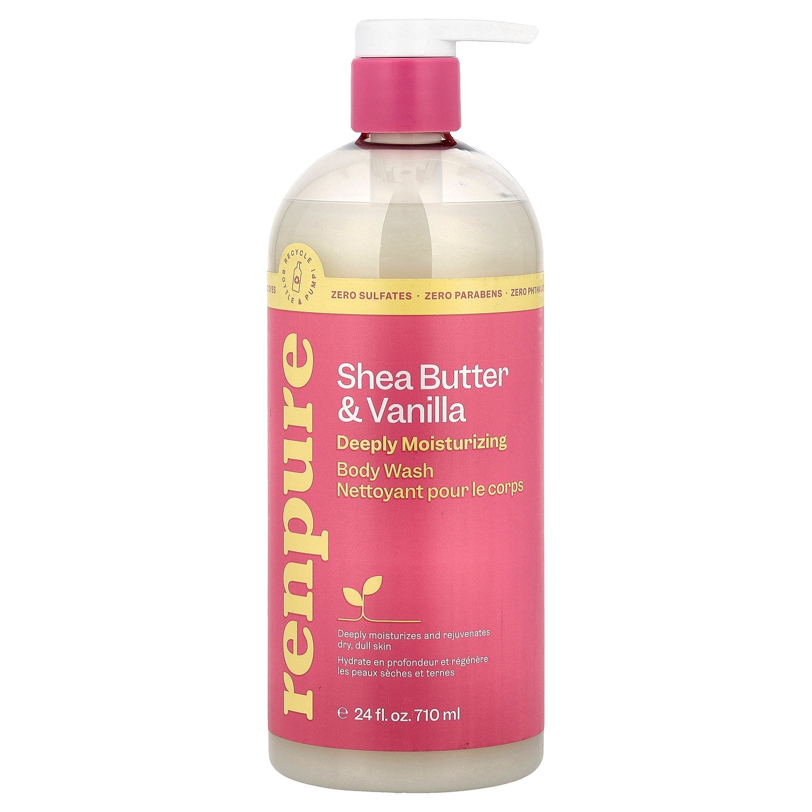 Renpure, Shea Butter & Vanilla, Deeply Moisturizing Body Wash, 24 fl oz (710 ml)