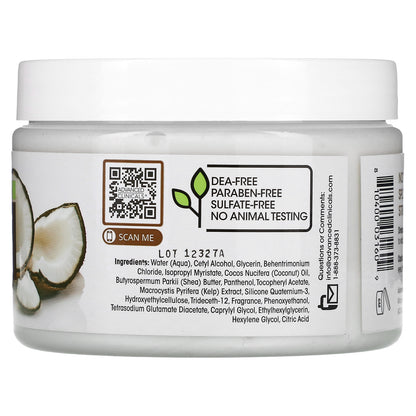 Advanced Clinicals, Coconut, Deep Hydration Hair Mask, 12 oz (340 g)