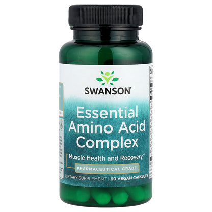 Swanson, Essential Amino Acid Complex, 60 Vegan Capsules