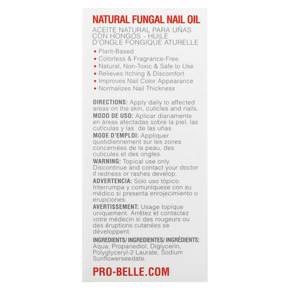 Probelle, Natural Fungal Nail Treatment, Fragrance Free, 0.5 fl oz (15 ml)