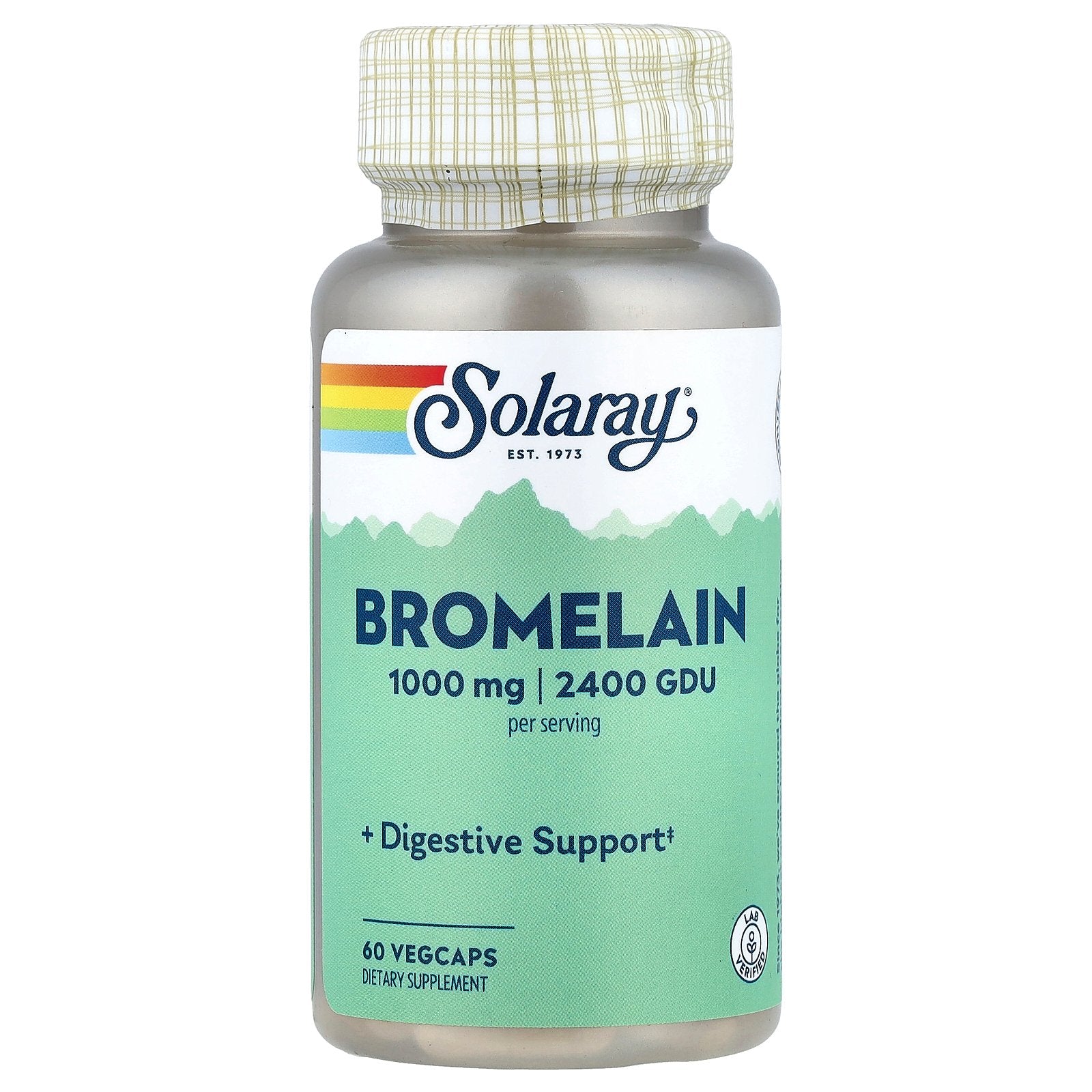Solaray, Bromelain, 60 VegCaps (500 mg, 1,200 GDU per Capsule)