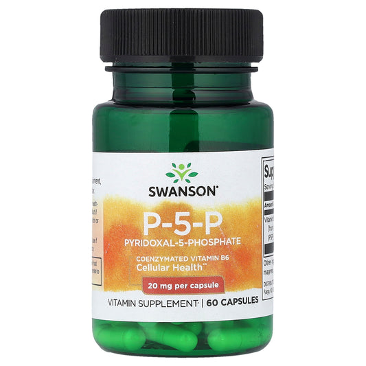 Swanson, P-5-P, 20 mg, 60 Capsules