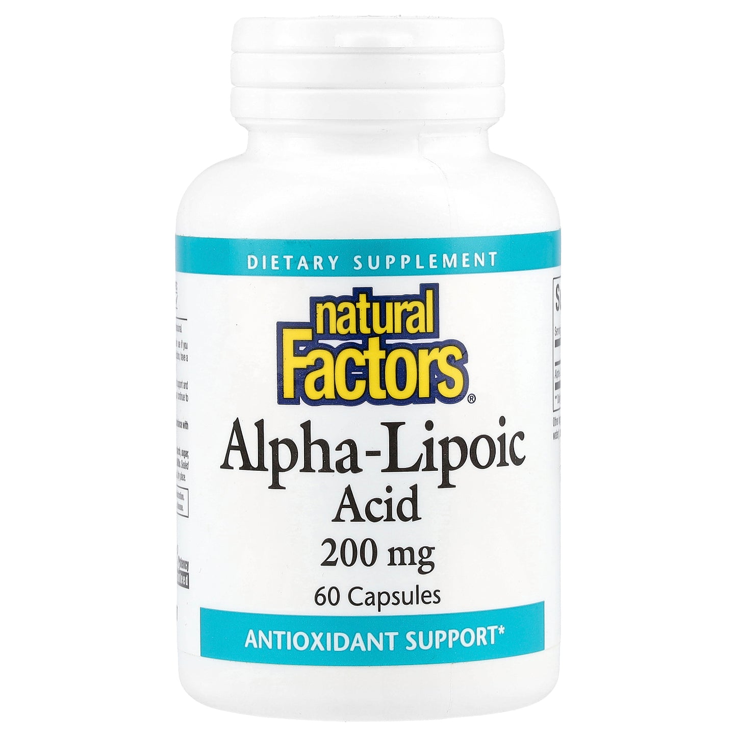 Natural Factors, Alpha-Lipoic Acid, 200 mg, 60 Capsules