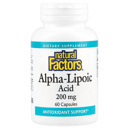 Natural Factors, Alpha-Lipoic Acid, 200 mg, 60 Capsules