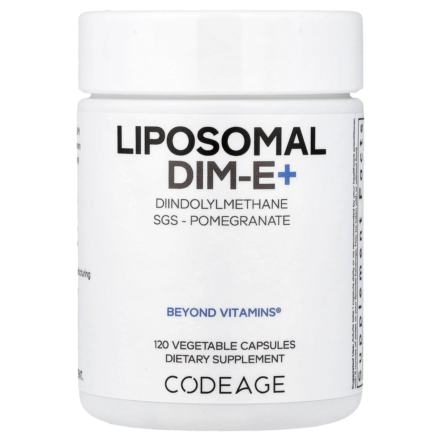 Codeage, Liposomal DIM-E+, 120 Vegetable Capsules