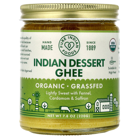 Pure Indian Foods, Organic Indian Dessert Ghee, 7.8 oz (220 g)