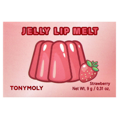 TonyMoly, Jelly Lip Melt, Strawberry, 0.31 oz (9 g)